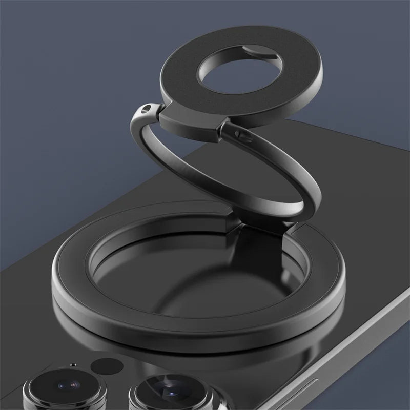 MagSafe Double Sided Magnetic Phone Ring Holder Portable Folding Cellphone Stand Accessory Grip Bracket Support Universal