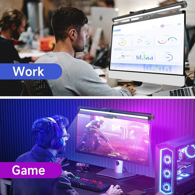 Monitor Bar LED Desk Light Computer Game For Pc Dimming Light USB Reading Light Monitor Backlight Screen RGB Light Office Lamp