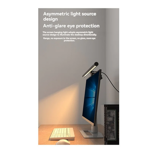 BHBD-Monitor Light Bar Touch / Wireless Remote Dual Control Eye Protection Anti-Glare USB Reading Light For Computer