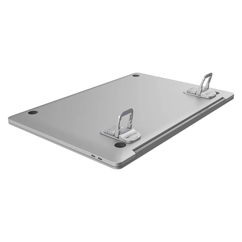 Ultra Light Aluminum Laptop Stand, NILLKIN 3-Angle Ergonomic Holder, Non-Marking Glue & Anti-Wobble Base, Heat Dissipation