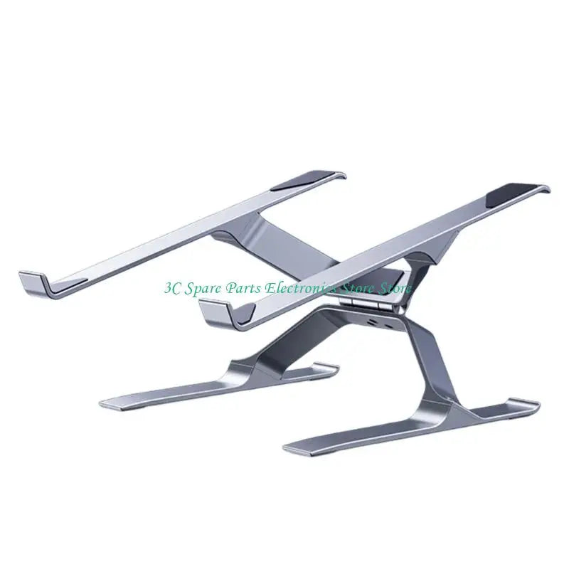 SZ Portable Aluminum Laptop Stand Ergonomic Height Adjustable Notebook Holder For Desk Enhances Stability Heat Dissipation