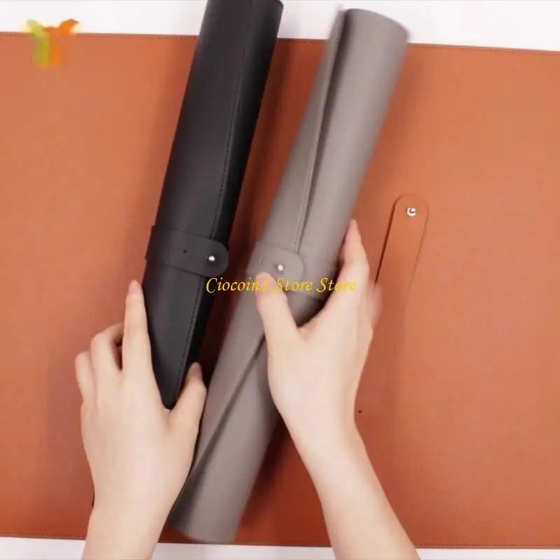 Leather Mouse Pad Extended Desk Mats Office Desk Mats Gaming Desk Pad for Keyboard and Mouse Nonslip Writing Surfaces