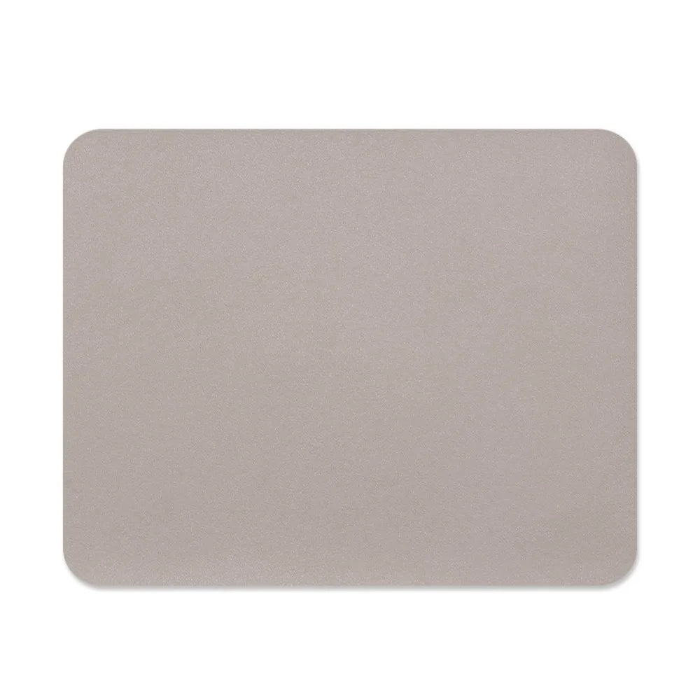 High Quality Leather Mouse Pad Non-slip Wear Resistant Gaming Desk Mat Universal Solid Color Writing Mat Home Office