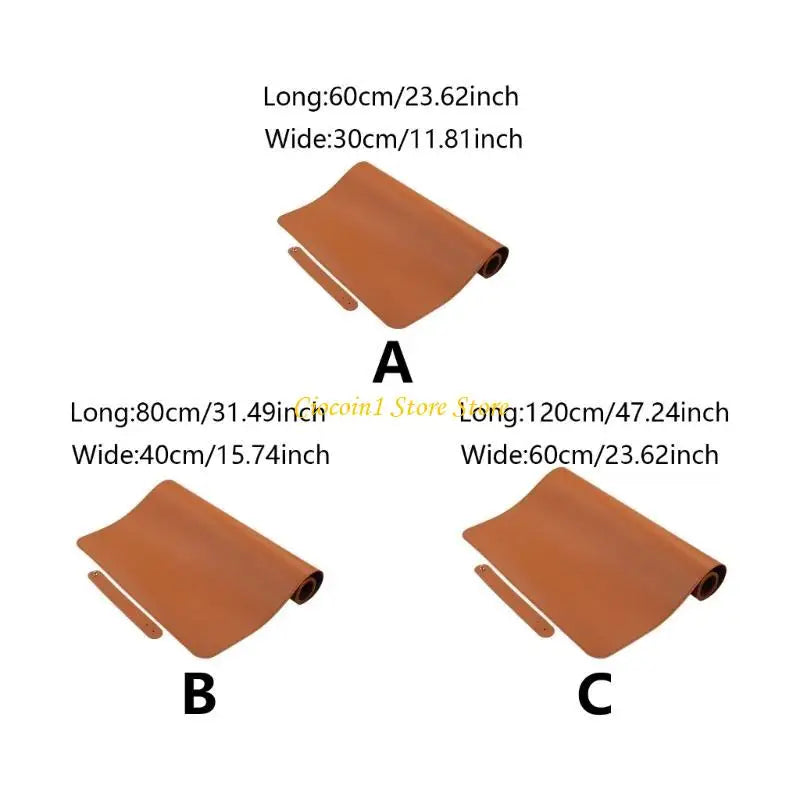Leather Mouse Pad Extended Desk Mats Office Desk Mats Gaming Desk Pad for Keyboard and Mouse Nonslip Writing Surfaces