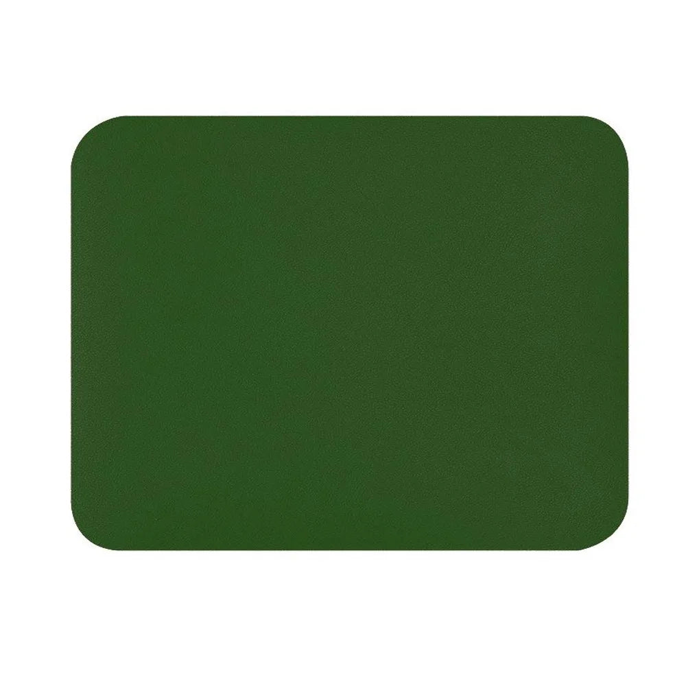 High Quality Leather Mouse Pad Non-slip Wear Resistant Gaming Desk Mat Universal Solid Color Writing Mat Home Office