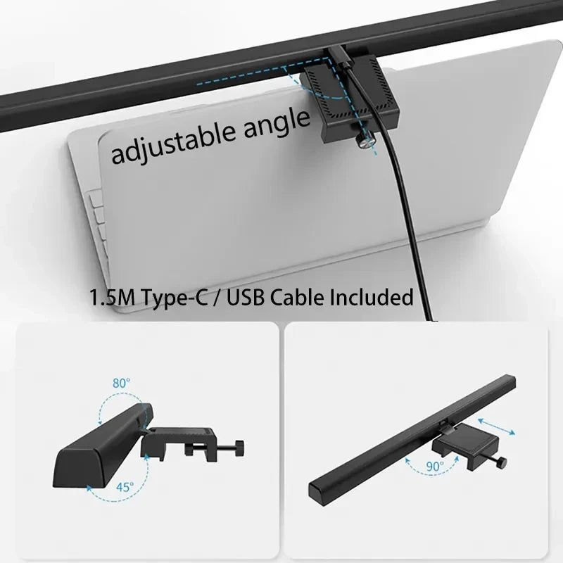LED Monitor Light Bar for PC Computer - Dimmable Screen Light 33cm/50cm USB Powered Desk Lamp for Office Study Reading