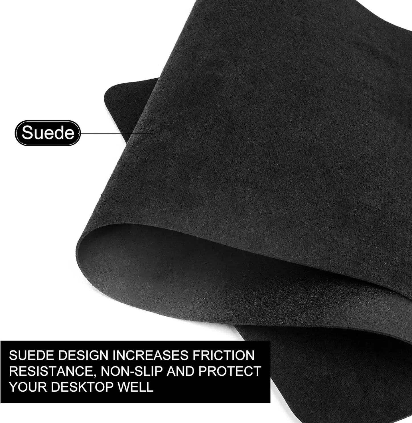 Large Office Leather Desk Mat, Mouse and Keyboard Pad, Computer and Laptop Mat, Desktop Protector and Cover, Writing Pad