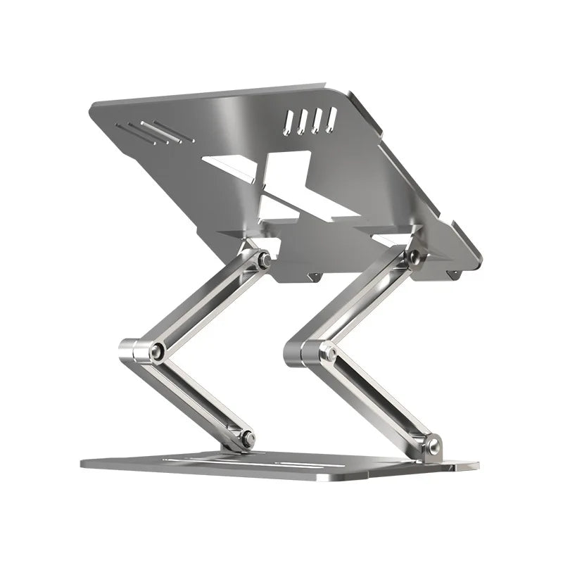 Adjustable Desk Laptop Stand For MacBook Pro Riser Ergonomic Aluminum Alloy Notebook Holder Compatible 9-17inch Laptop 3 layers