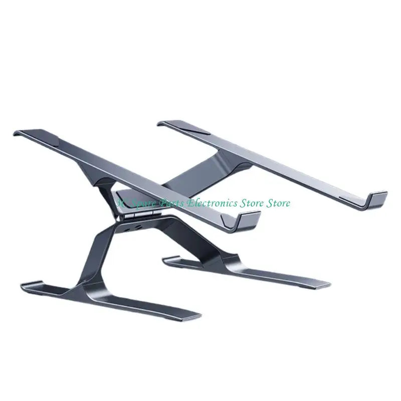 SZ Portable Aluminum Laptop Stand Ergonomic Height Adjustable Notebook Holder For Desk Enhances Stability Heat Dissipation