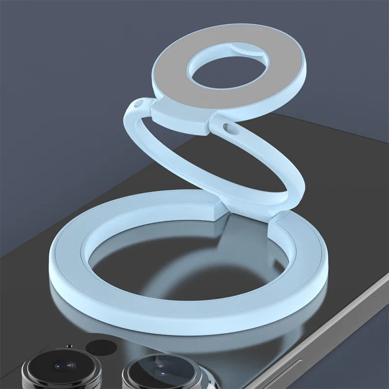 MagSafe Double Sided Magnetic Phone Ring Holder Portable Folding Cellphone Stand Accessory Grip Bracket Support Universal