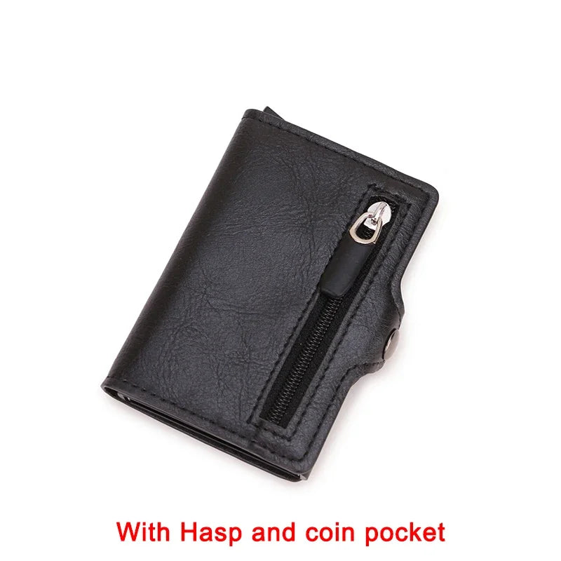Rfid Luxury Credit Card Holder Men Wallet Business Cardholder Case Carbon Fiber Minimalist Wallet Money Bag Desk Accessories