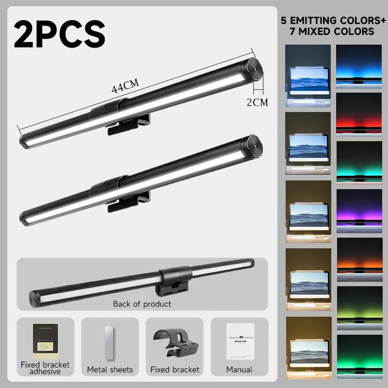 Monitor Bar LED Desk Light Computer Game For Pc Dimming Light USB Reading Light Monitor Backlight Screen RGB Light Office Lamp