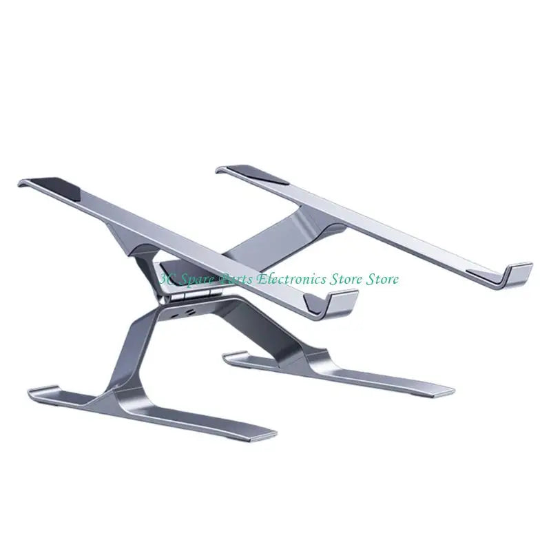 SZ Portable Aluminum Laptop Stand Ergonomic Height Adjustable Notebook Holder For Desk Enhances Stability Heat Dissipation