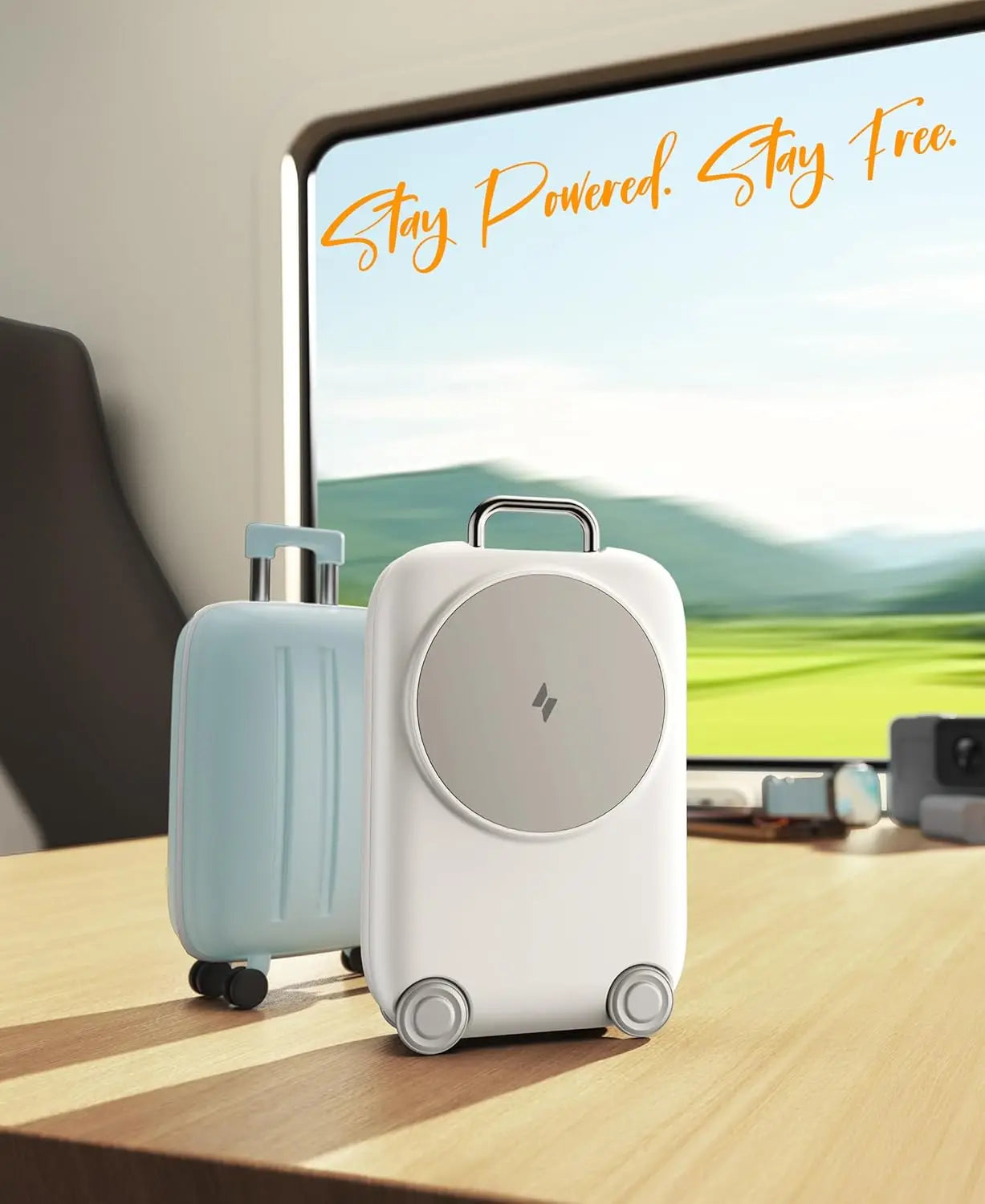 Magnetic Wireless Charger Stand for iPhone17 16 15 14 13 12 Series Foldable & Portable 3-in-1 Mag-Safe Travel Charging Station
